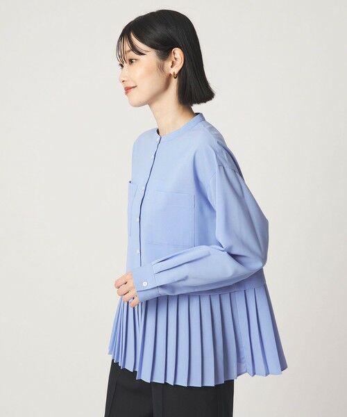 green label relaxing / グリーンレーベル リラクシング シャツ・ブラウス | ［size SHORTあり］スソ プリーツ シャツ マシンウォッシャブル 吸水速乾 | 詳細25