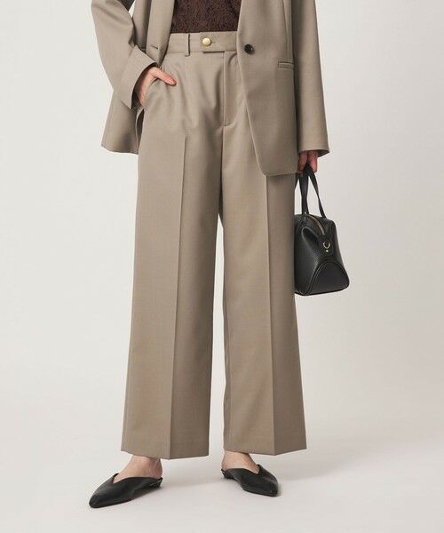 green label relaxing / グリーンレーベル リラクシング スラックス・ドレスパンツ | ［size SHORT/TALLあり］Greed グリード ストレート パンツ ウォッシャブル（MOCA）