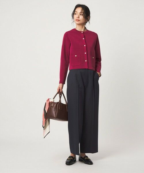 green label relaxing / グリーンレーベル リラクシング スラックス・ドレスパンツ | ［size SHORT/TALLあり］Greed グリード ストレート パンツ ウォッシャブル | 詳細6