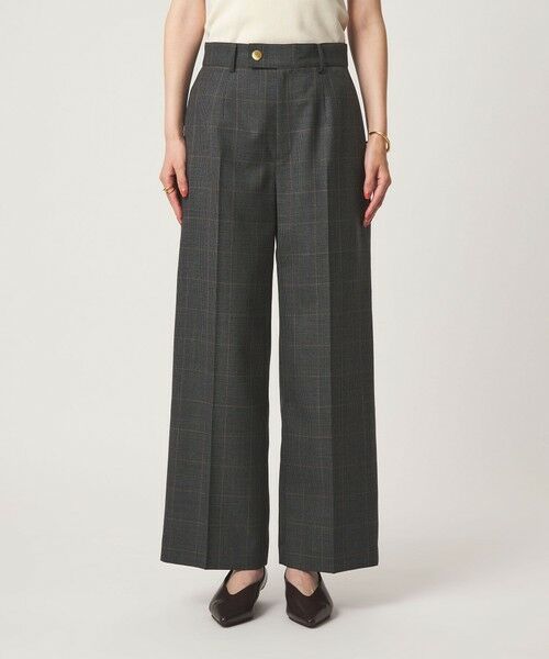 green label relaxing / グリーンレーベル リラクシング スラックス・ドレスパンツ | ［size SHORT/TALLあり］Greed グリード ストレート パンツ ウォッシャブル | 詳細16