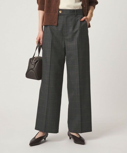 green label relaxing / グリーンレーベル リラクシング スラックス・ドレスパンツ | ［size SHORT/TALLあり］Greed グリード ストレート パンツ ウォッシャブル | 詳細13