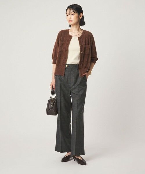 green label relaxing / グリーンレーベル リラクシング スラックス・ドレスパンツ | ［size SHORT/TALLあり］Greed グリード ストレート パンツ ウォッシャブル | 詳細14
