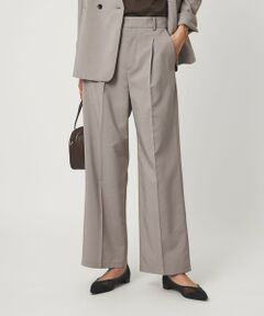 green label relaxing / グリーンレーベル リラクシング スラックス・ドレスパンツ | ［size SHORT/TALLあり］トリアセ ワイドストレート パンツ