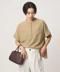 green label relaxing / グリーンレーベル リラクシング シャツ・ブラウス | ボイル ポケット ショートスリーブ シャツ マシンウォッシャブル 吸水速乾 通気性