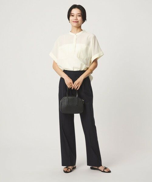 green label relaxing / グリーンレーベル リラクシング シャツ・ブラウス | ボイル ポケット ショートスリーブ シャツ マシンウォッシャブル 吸水速乾 通気性 | 詳細3