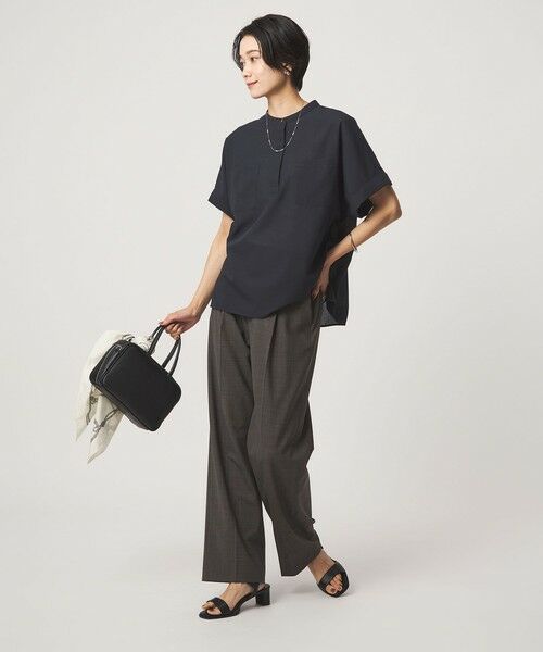 green label relaxing / グリーンレーベル リラクシング シャツ・ブラウス | ボイル ポケット ショートスリーブ シャツ マシンウォッシャブル 吸水速乾 通気性 | 詳細28