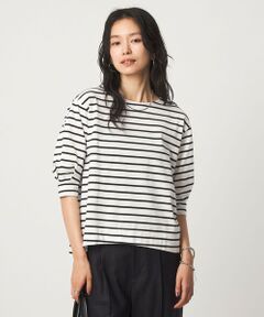 green label relaxing / グリーンレーベル リラクシング Tシャツ | フォルム スリーブ ボーダー Tシャツ