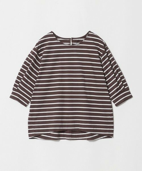 green label relaxing / グリーンレーベル リラクシング Tシャツ | フォルム スリーブ ボーダー Tシャツ | 詳細11