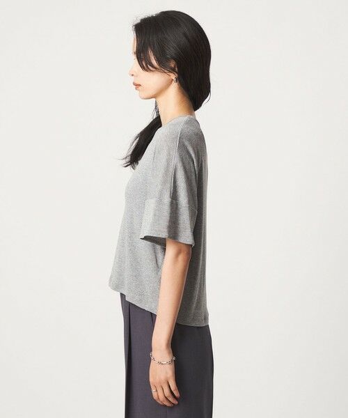 green label relaxing / グリーンレーベル リラクシング カットソー | シャイニーラメ ショートスリーブ カットソー | 詳細5