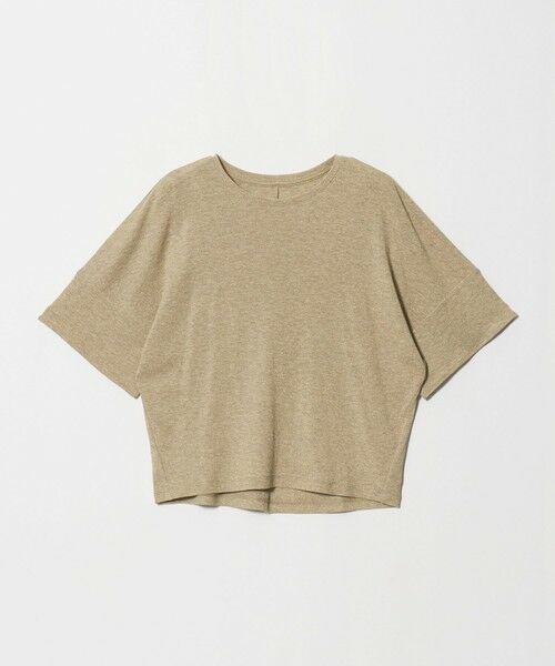 green label relaxing / グリーンレーベル リラクシング カットソー | シャイニーラメ ショートスリーブ カットソー（BEIGE）