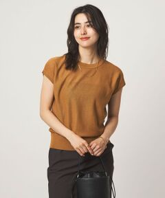 green label relaxing / グリーンレーベル リラクシング ニット・セーター | スパンコール ラメ ノースリーブ ニット