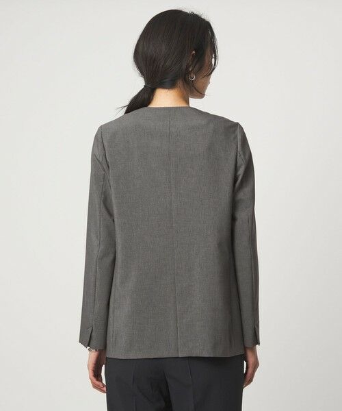 green label relaxing / グリーンレーベル リラクシング ノーカラージャケット | ［size SHORT/TALLあり］トリアセ ノーラペル ジャケット | 詳細20