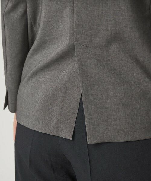 green label relaxing / グリーンレーベル リラクシング ノーカラージャケット | ［size SHORT/TALLあり］トリアセ ノーラペル ジャケット | 詳細25