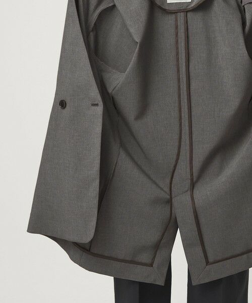 green label relaxing / グリーンレーベル リラクシング ノーカラージャケット | ［size SHORT/TALLあり］トリアセ ノーラペル ジャケット | 詳細26