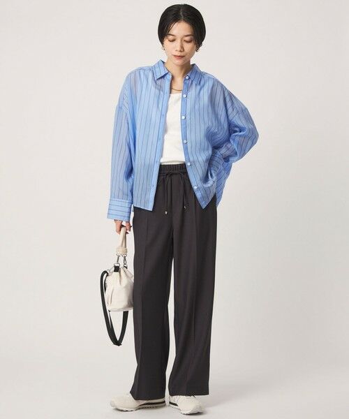 green label relaxing / グリーンレーベル リラクシング その他パンツ | ニーハイフレアパンツ マシンウォッシャブル ストレッチ 帯電防止 | 詳細10
