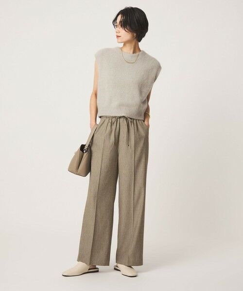 green label relaxing / グリーンレーベル リラクシング その他パンツ | ニーハイフレアパンツ マシンウォッシャブル ストレッチ 帯電防止 | 詳細14