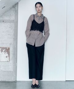 green label relaxing / グリーンレーベル リラクシング スラックス・ドレスパンツ | ＜SEASONAL COLLECTION＞2タック ワイドパンツ