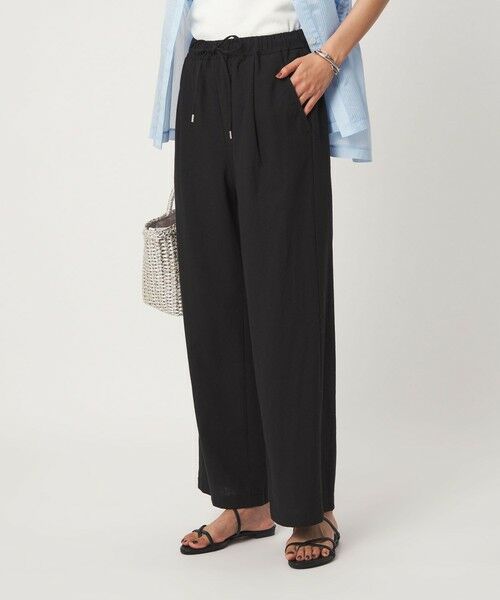 green label relaxing / グリーンレーベル リラクシング その他パンツ | ［size SHORT/TALLあり］BREEZE LINEN ブリーズリネン ワイド パンツ 2 | 詳細2