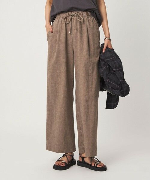 green label relaxing / グリーンレーベル リラクシング その他パンツ | ［size SHORT/TALLあり］BREEZE LINEN ブリーズリネン ワイド パンツ 2 | 詳細1