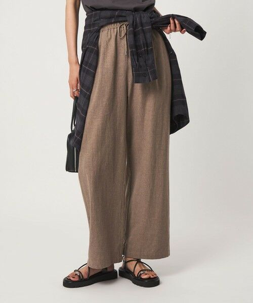 green label relaxing / グリーンレーベル リラクシング その他パンツ | ［size SHORT/TALLあり］BREEZE LINEN ブリーズリネン ワイド パンツ 2 | 詳細2