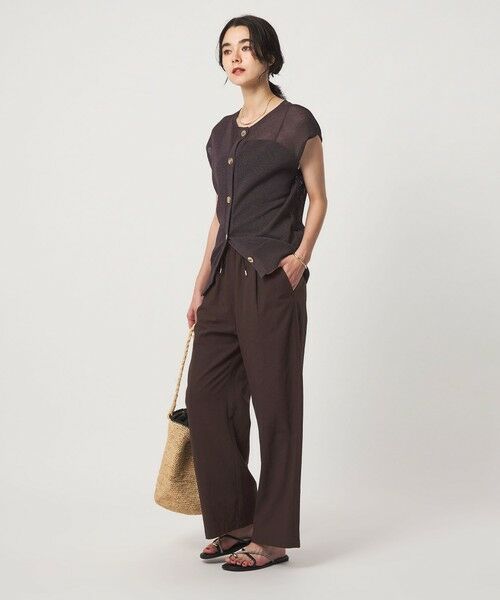 green label relaxing / グリーンレーベル リラクシング その他パンツ | ［size SHORT/TALLあり］BREEZE LINEN ブリーズリネン ワイド パンツ 2 | 詳細26