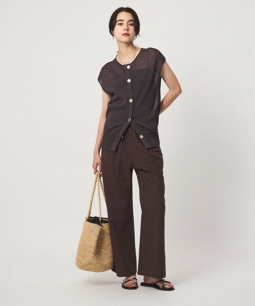 green label relaxing / グリーンレーベル リラクシング その他パンツ | ［size SHORT/TALLあり］BREEZE LINEN ブリーズリネン ワイド パンツ 2 | 詳細27