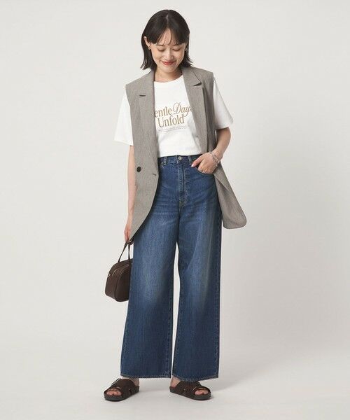 green label relaxing / グリーンレーベル リラクシング デニムパンツ | ［size SHORT/TALLあり］ワイド デニム パンツ | 詳細23