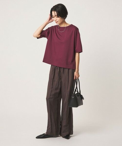 green label relaxing / グリーンレーベル リラクシング Tシャツ | クロップド ポンチ Tシャツ 2 | 詳細6