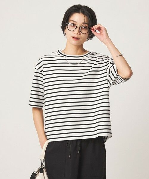 green label relaxing / グリーンレーベル リラクシング Tシャツ | クロップド ポンチ Tシャツ 2(その他1)