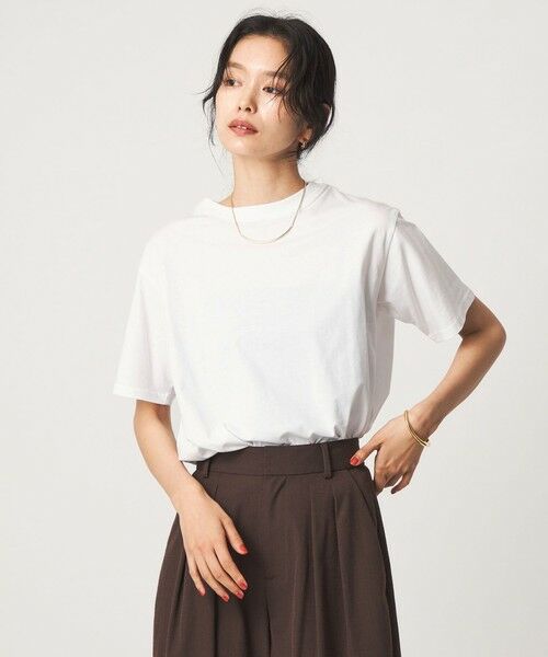 green label relaxing / グリーンレーベル リラクシング カットソー | 【WEB限定】＜at ease＞レースキャミ × Tシャツ セット | 詳細8