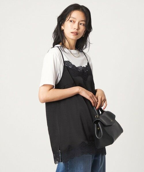 green label relaxing / グリーンレーベル リラクシング カットソー | 【WEB限定】＜at ease＞レースキャミ × Tシャツ セット | 詳細25