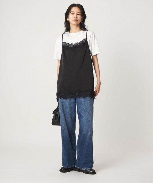 green label relaxing / グリーンレーベル リラクシング カットソー | 【WEB限定】＜at ease＞レースキャミ × Tシャツ セット | 詳細27