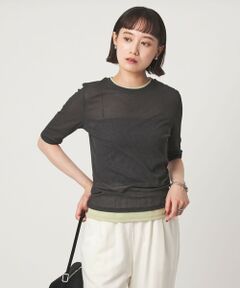 green label relaxing / グリーンレーベル リラクシング Tシャツ | シアー メランジ Tシャツ