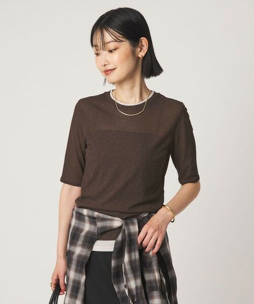 green label relaxing / グリーンレーベル リラクシング Tシャツ | シアー メランジ Tシャツ | 詳細24