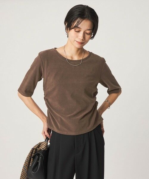 green label relaxing / グリーンレーベル リラクシング カットソー(半袖以外) | パイル シャーリング 5分袖 Tシャツ | 詳細18