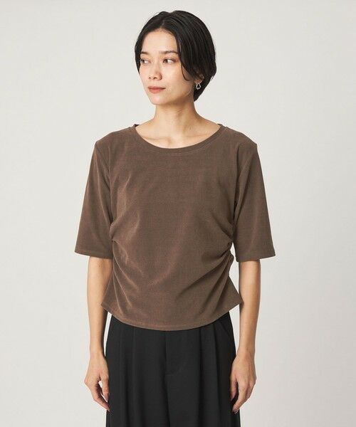 green label relaxing / グリーンレーベル リラクシング カットソー(半袖以外) | パイル シャーリング 5分袖 Tシャツ | 詳細21