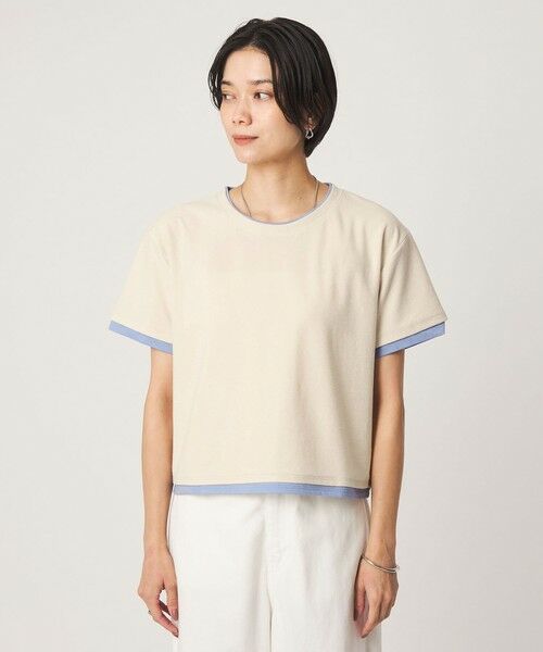 green label relaxing / グリーンレーベル リラクシング Tシャツ | パイル カサネ ショートスリーブ Tシャツ | 詳細10