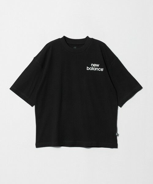 green label relaxing / グリーンレーベル リラクシング Tシャツ | ＜New Balance＞グラフィック Tシャツ（BLACK）