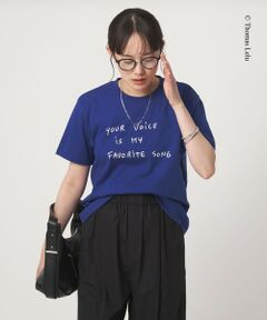 green label relaxing / グリーンレーベル リラクシング Tシャツ | 【別注】＜Thomas Lelu＞サインアート 半袖 Tシャツ カットソー