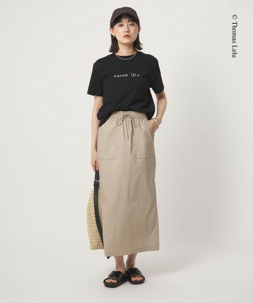 green label relaxing / グリーンレーベル リラクシング Tシャツ | 【別注】＜Thomas Lelu＞サインアート 半袖 Tシャツ カットソー | 詳細17