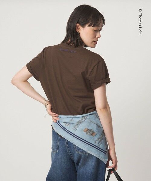 green label relaxing / グリーンレーベル リラクシング Tシャツ | 【別注】＜Thomas Lelu＞サインアート 半袖 Tシャツ カットソー | 詳細27