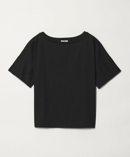 green label relaxing / グリーンレーベル リラクシング カットソー | ＜SEASONAL COLLECTION＞LOTUS Tシャツ（BLACK）