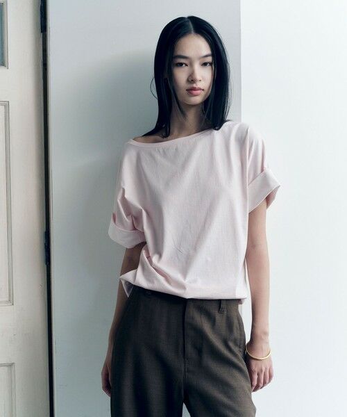green label relaxing / グリーンレーベル リラクシング カットソー | ＜SEASONAL COLLECTION＞LOTUS Tシャツ | 詳細4
