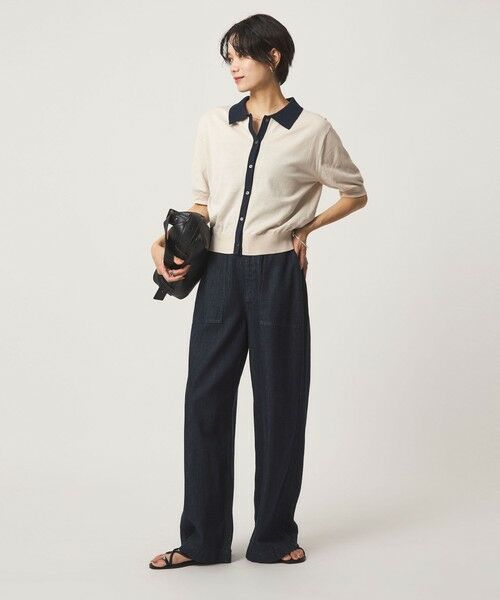 green label relaxing / グリーンレーベル リラクシング ニット・セーター | ハイショク ポロニット | 詳細13