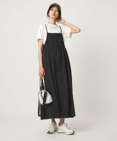 green label relaxing / グリーンレーベル リラクシング ロング・マキシ丈ワンピース | シャーリング キャミソール ワンピース