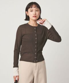 green label relaxing / グリーンレーベル リラクシング カーディガン・ボレロ | シアー メランジ カーディガン