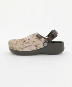 green label relaxing / グリーンレーベル リラクシング フラットシューズ | 【WEB限定】＜crocs＞クラフテッド ポニー ヘア クロッグ サンダル