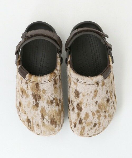green label relaxing / グリーンレーベル リラクシング フラットシューズ | 【WEB限定】＜crocs＞クラフテッド ポニー ヘア クロッグ サンダル | 詳細2