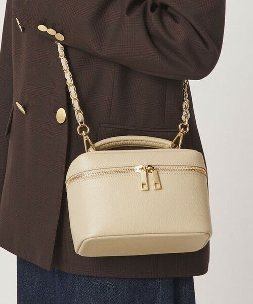 green label relaxing / グリーンレーベル リラクシング ショルダーバッグ | ＜PRATO MADE IN ITALY＞ バニティバッグ（BEIGE）