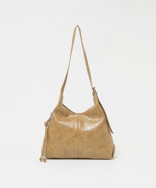 green label relaxing / グリーンレーベル リラクシング ショルダーバッグ | ロングショルダーバッグ チャーム付き（NATURAL）